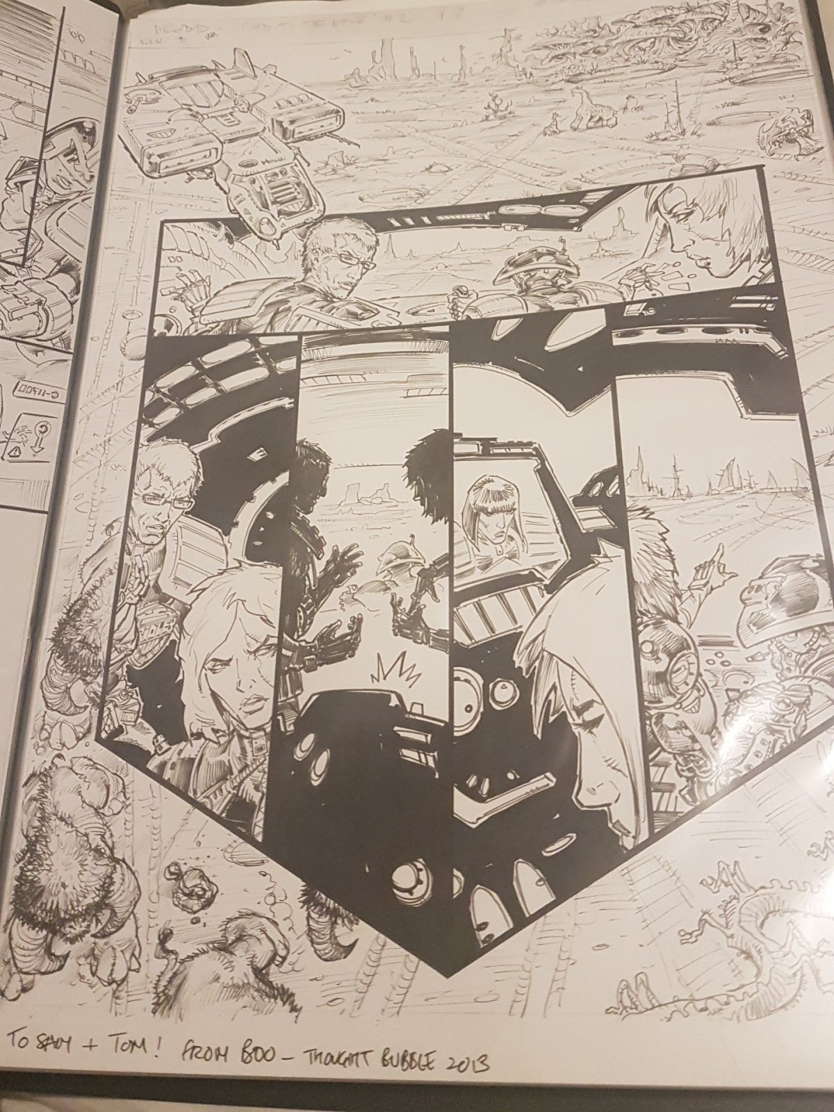 2000AD Comic Art by Boo&nbsp;Cook