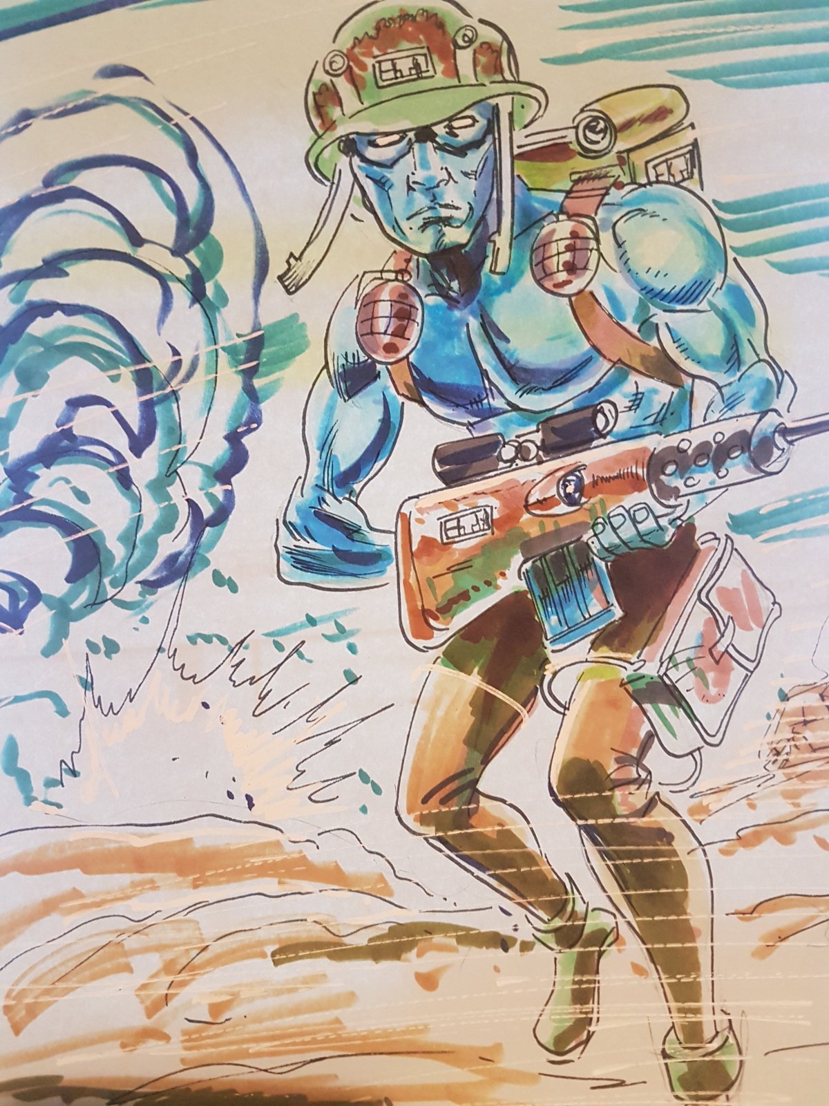 2000AD ART – Rogue Trooper by Mike&nbsp;Collins