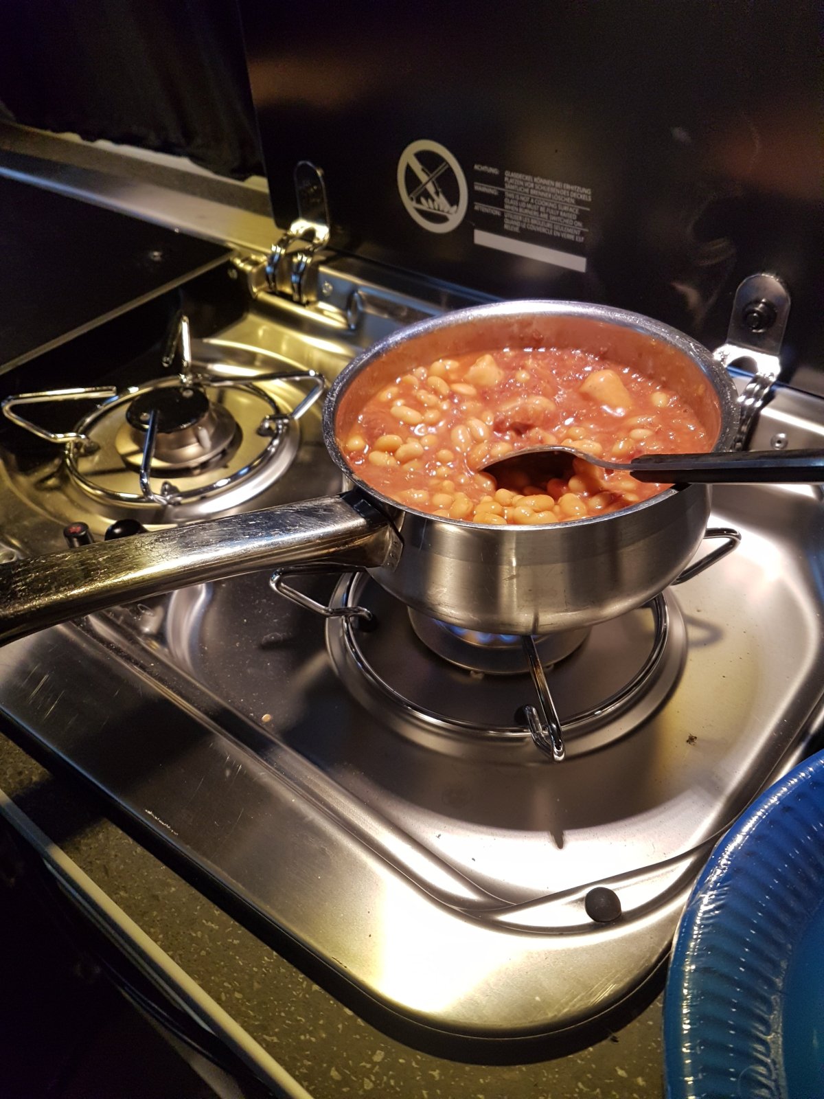 Our first night in the&nbsp;Van