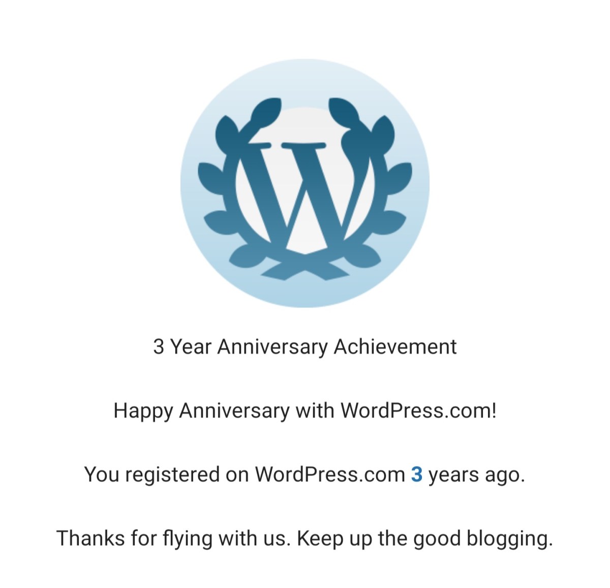 Happy Blogday to&nbsp;me!