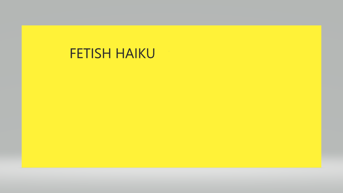 Fetish Haiku – B is for&nbsp;Bondage