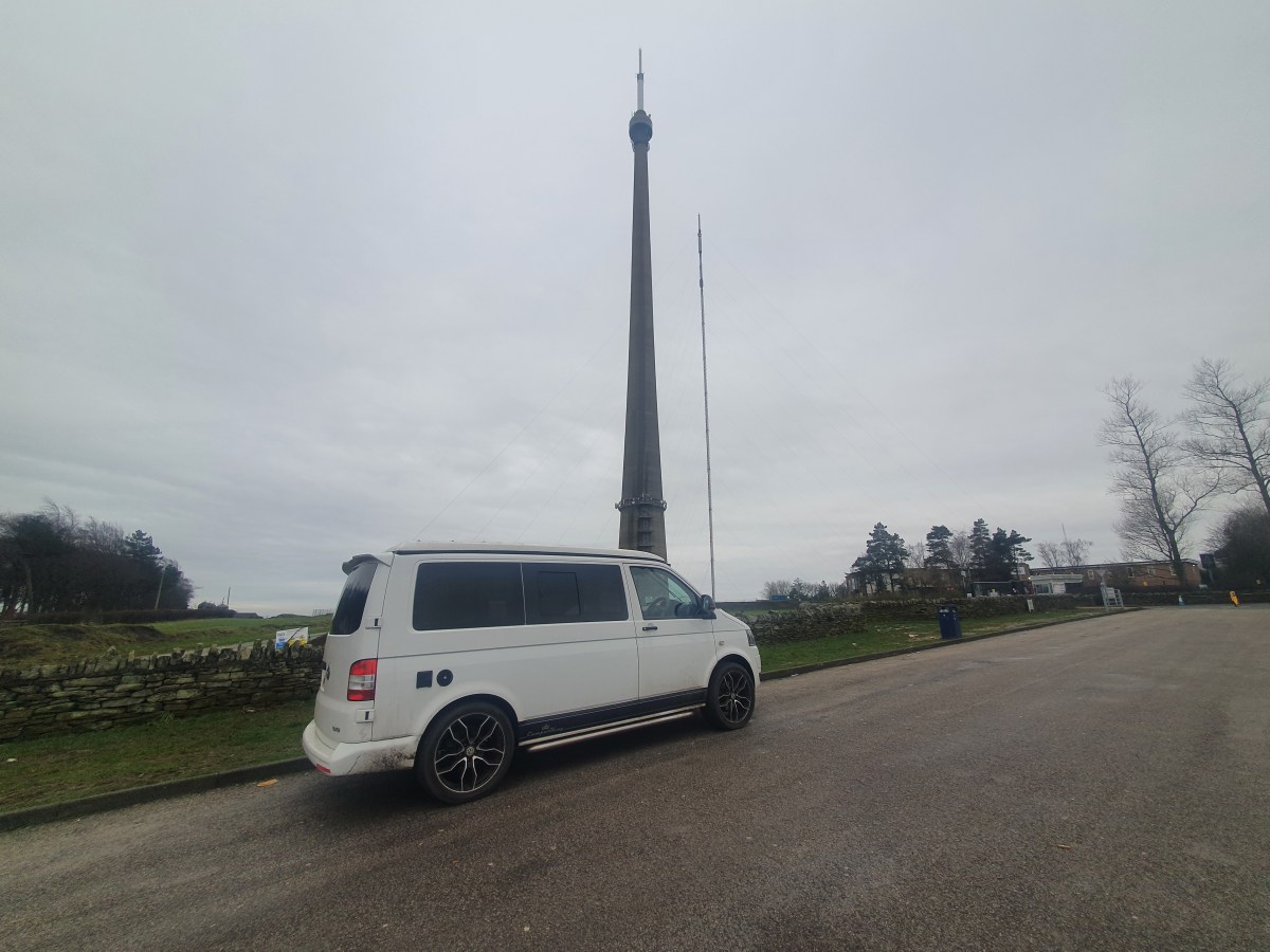 Out in the van – Emley Moor&nbsp;Mast