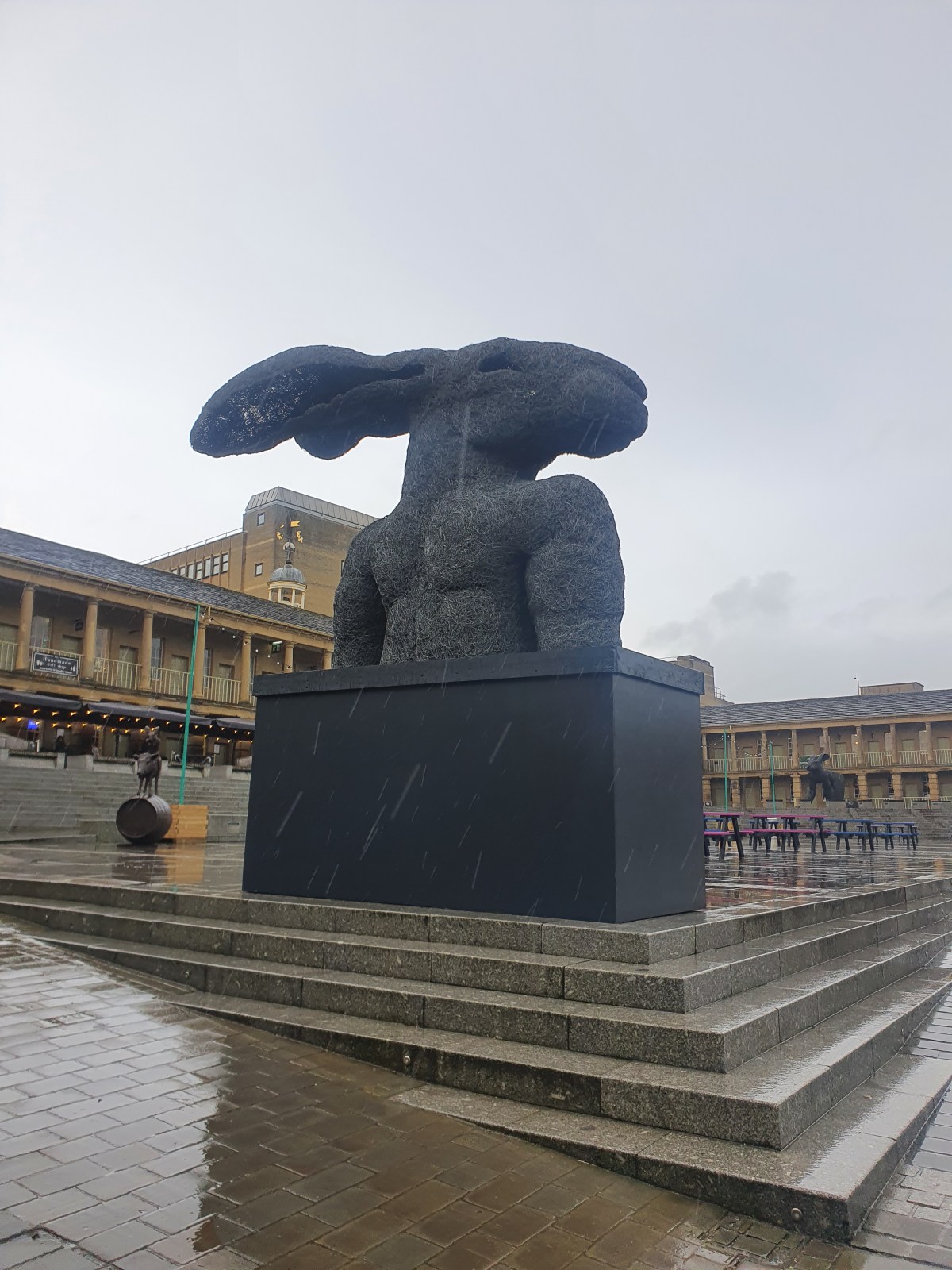Out in the van – Piece Hall,&nbsp;Halifax