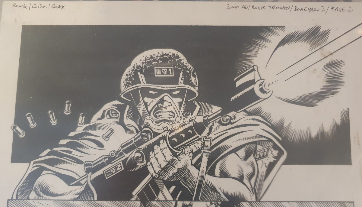 2000ad art – Rogue Trooper by Mike&nbsp;Collins