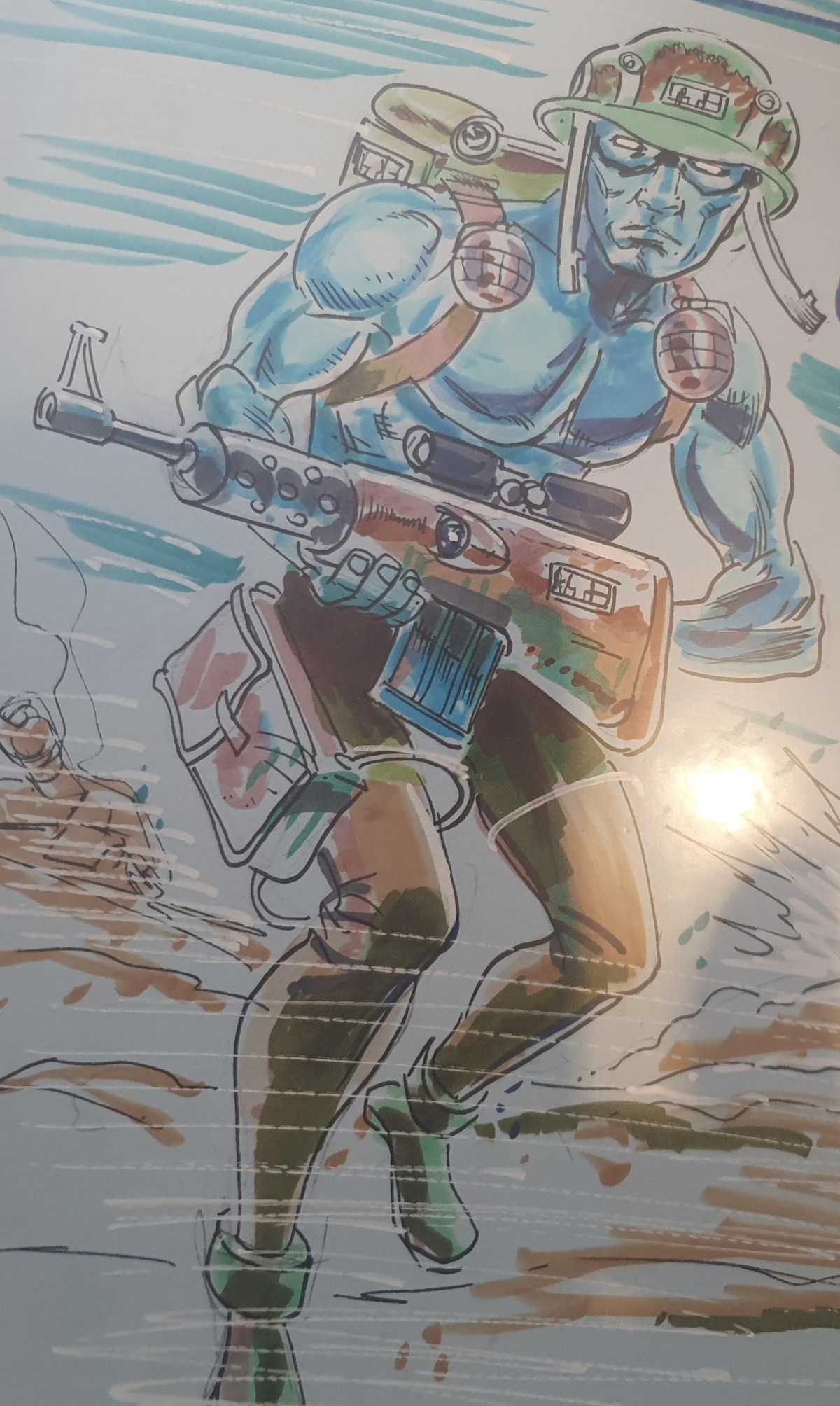 2000ad art – Rogue Trooper by Mike&nbsp;Collins