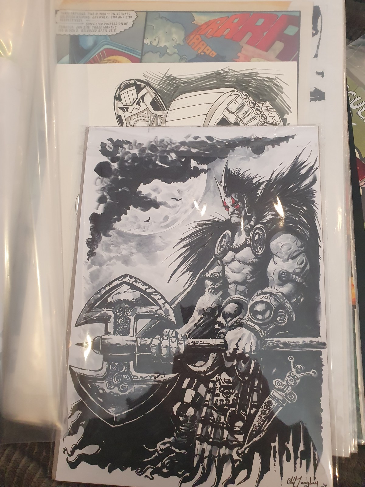 2000ad art – Slaine, by Clint&nbsp;Langley