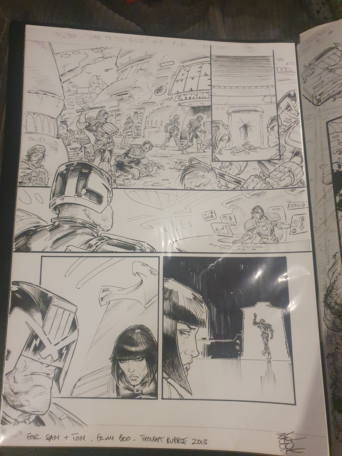 2000ad art – Boo&nbsp;Cook