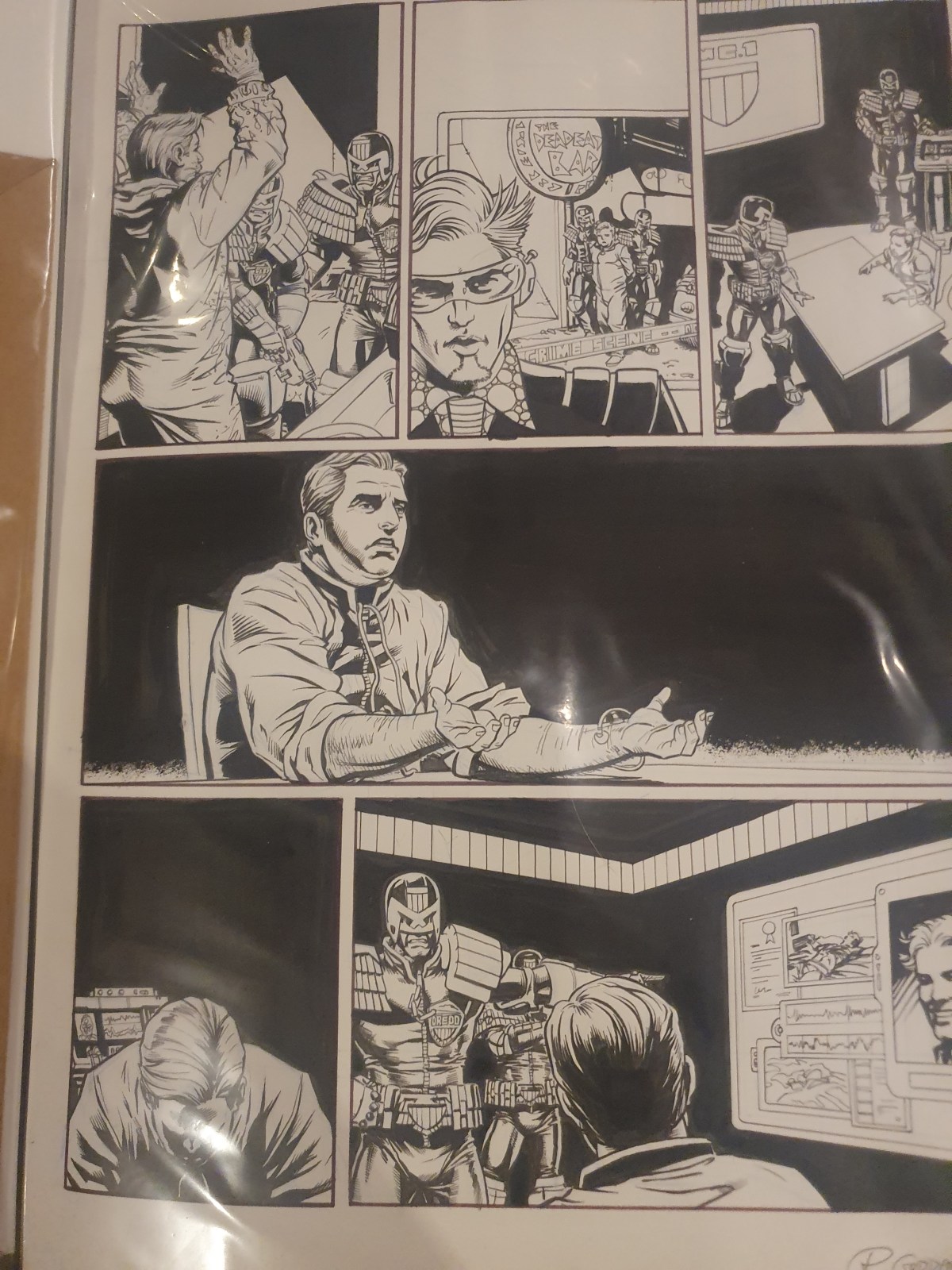 2000ad art – Patrick&nbsp;Goddard