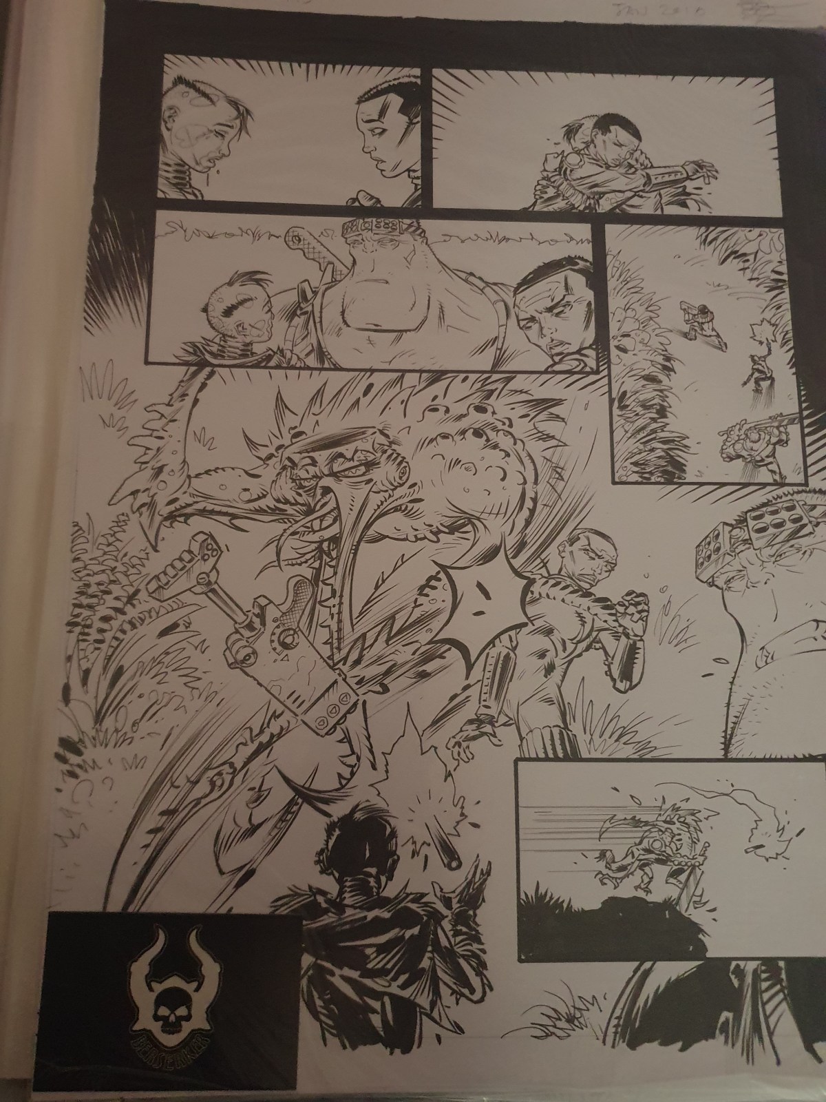 2000ad art – Boo&nbsp;Cook