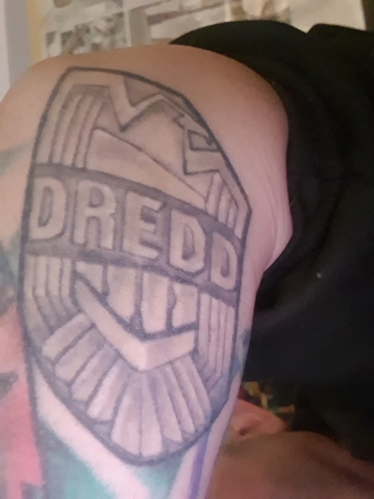 2000AD Art…My other Dredd&nbsp;Tattoo